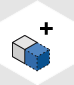 L'icône de l'outils Ajout de cubes Ajout de cubes